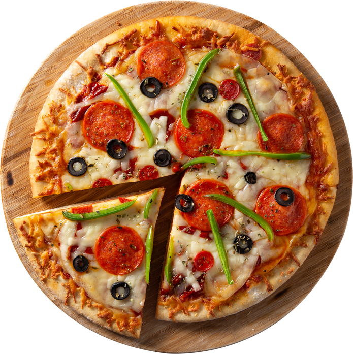 Traditional supreme pizza